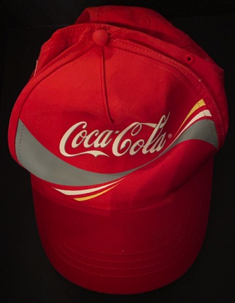 8655-1 € 5,00 coca cola petje rood met grijze streep.jpeg